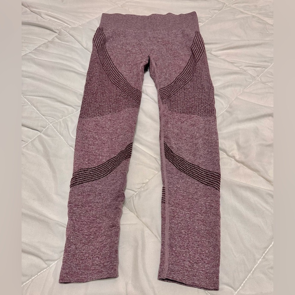 Purple Maroon Workout Leggings